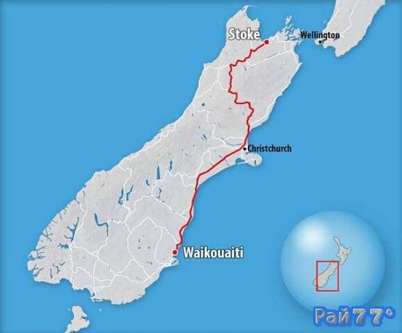Рекордная по продолжительности погоня за нарушителем ПДД спустя 16 часов после её начала, закончилась в Новой Зеландии. (Видео)