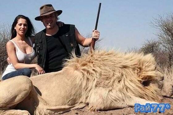 Аргентинский миллионер с женой позирует на фоне убитых, редких животных