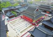 Необычная операция по перемещению буддийского храма, весом 2000 тонн началась в Шанхае. (Видео) 3