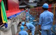 Необычная операция по перемещению буддийского храма, весом 2000 тонн началась в Шанхае. (Видео) 0