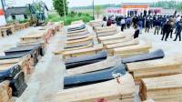Более 500 гробов подверглись массовой утилизации в Китае (Видео) 4