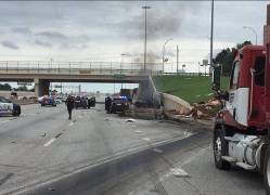 Погоня за угонщиком 18-колёсного грузовика растянулась на 27 километров в США (Видео) 5