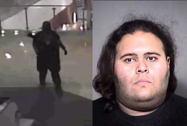 Вооружённый до зубов террорист, разгуливающий по торговому комплексу во время фестиваля комиксов, не привлёк внимания службы безопасности в США. (Видео)