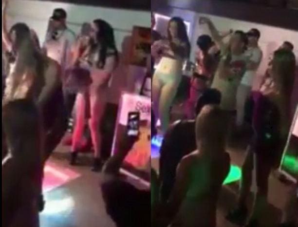 18+ ! Голые танцы трёх девушек стали причиной закрытия ночного клуба в Майами. (Видео)