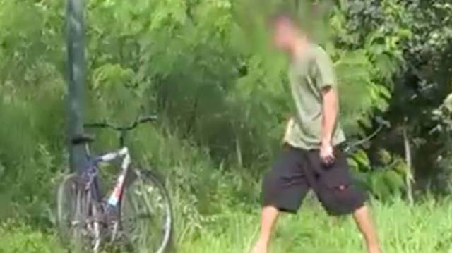 Шутник разыграл велоугонщиков в Бразилии. (Видео)