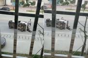 Владелец похищенных собак, во время автопогони, перевернул фургон живодёра в Китае (Видео) 1