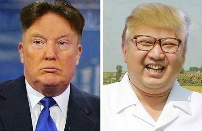 Президент США поменялся причёсками с лидером Северной Кореи