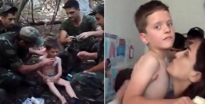 Бродивший по диким лесам ребёнок, спустя три дня был обнаружен спасателями в Азербайджане. (Видео)