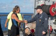 Две женщины с двумя собаками, в течении пяти месяцев дрейфовавшие на неисправном судне в океане, были спасены возле острова Гуам (Видео) 1