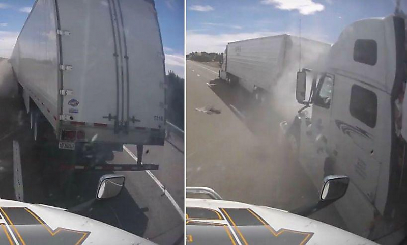 Водитель грузовика чудом избежал аварии, благодаря действиям владельца легковушки ▶