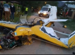 Спортивный самолёт упал на женщину и её дочь в Аргентине
