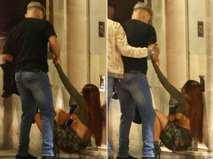 Британская певица Джеси Нельсон попала в щекотливую ситуацию возле ночного клуба в Лондоне