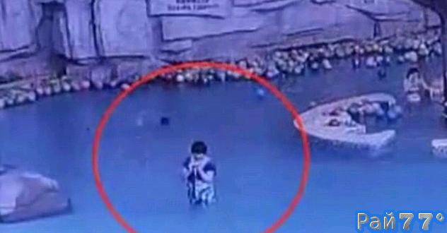 Четырёхлетний ребёнок утонул в бассейне по вине нерадивой мамаши, занятой своим телефоном. (Видео)