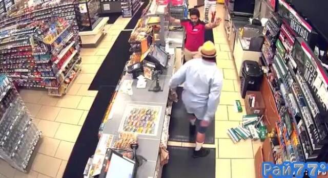 Налётчик, «вооружённый указательным пальцем» ограбил магазин в США (Видео)