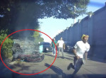 Угонщик покинул перевернувшуюся легковушку на глазах у шокированных автомобилистов