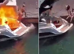 Взрывная волна выбросила туристку в воздух на заправке катеров в Италии - видео