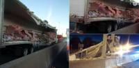 Молочное ДТП: грузовик «выгрузил» партию йогурта на трассе в Канаде (Видео) 1