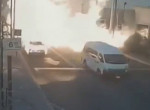 Мощный газовый взрыв накрыл несколько автомобилей в Мексике