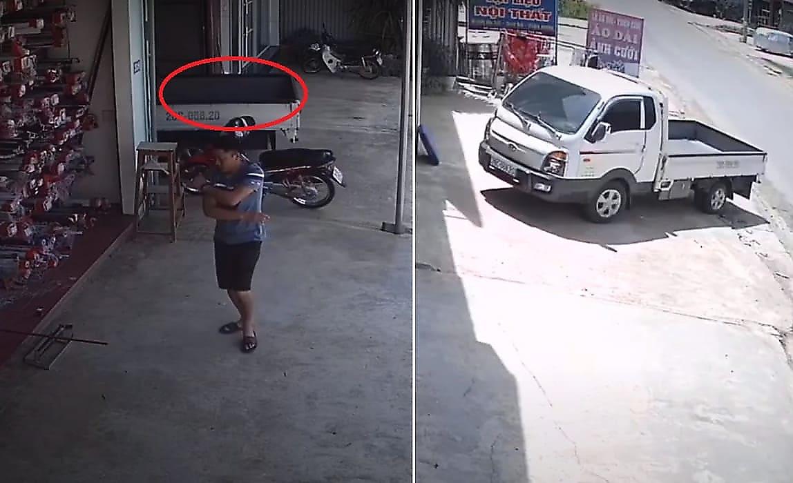 Грузовик «сбежал» от рассеянного водителя во Вьетнаме