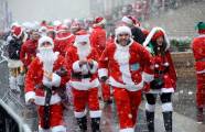 Тысячи разнополых «Санта - Клаусов» вышли на улицы Вуллонгонга, Лондона и Нью - Йорка + зомби вечеринка в Австралии (Видео) 146