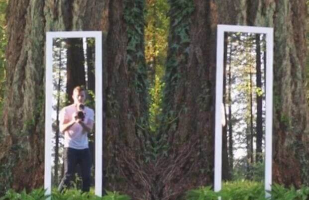 Кевин Парри, житель Портленда (штат Орегон) заинтриговал многочисленных интернет пользователей, разместив на своей странице в Instagram короткий видеоролик с оптической иллюзией.