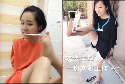 Безрукая девушка, ведущая полноценный образ жизни стала интернет знаменитостью в Китае. (Видео)