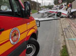Прогулочный самолёт потерпел крушение на оживлённой магистрали в Бразилии 1