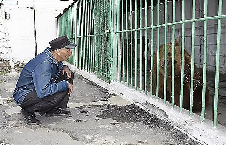 Медведица Катя отбывает пожизненный срок в казахской тюрьме