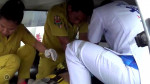Водитель грузовика вылетел из кабины во время аварии в Тайланде (Видео) 0