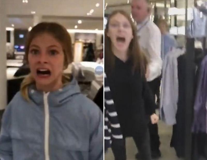 Девочки-подростки, устроившие дебош в магазине, прославились в сети ▶