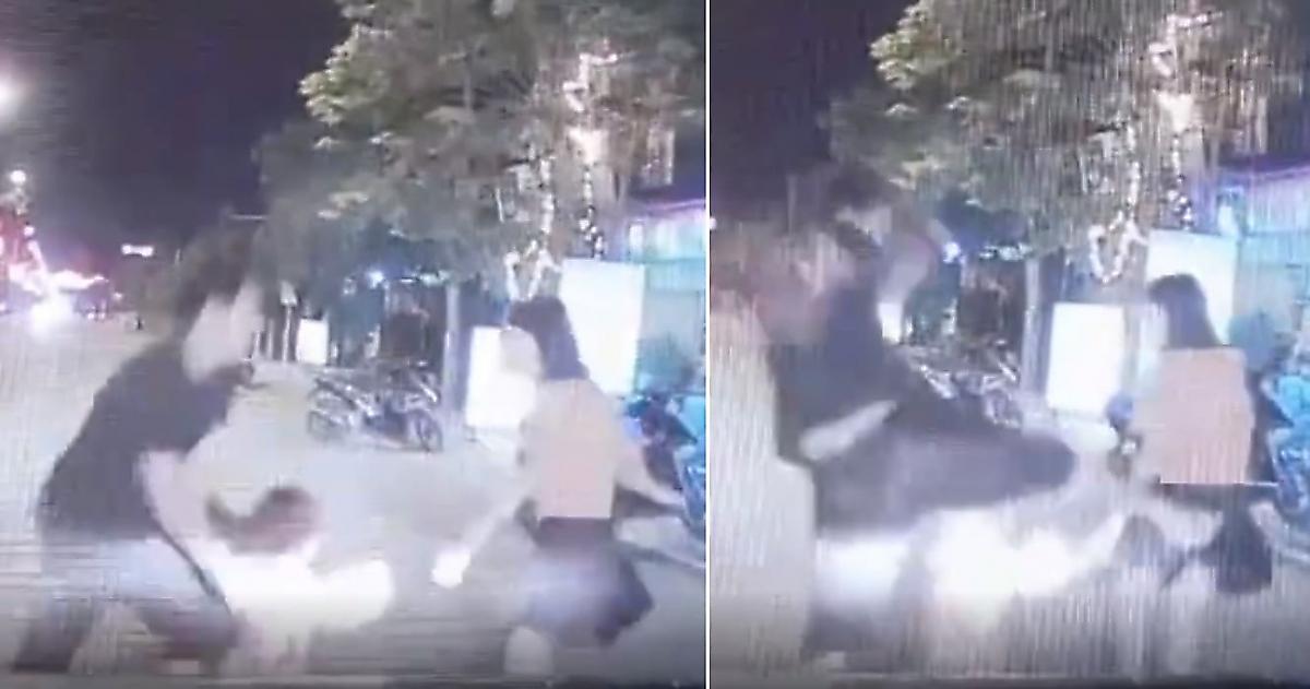 Разборка родителей, не уследивших за ребёнком, выскочившим перед автомобилем, попала на видео на дороге во Вьетнаме