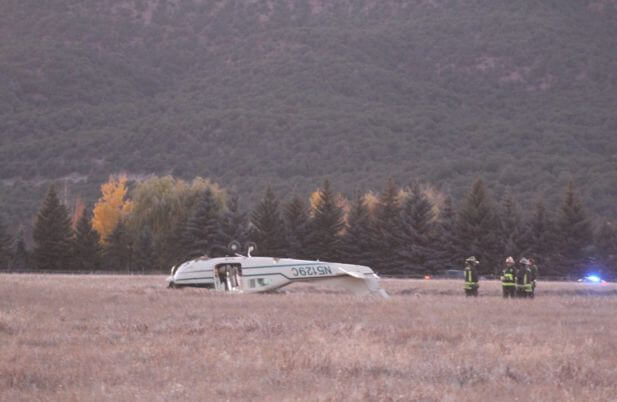 Пилот самолёта совершил экстренную посадку на поле в США
