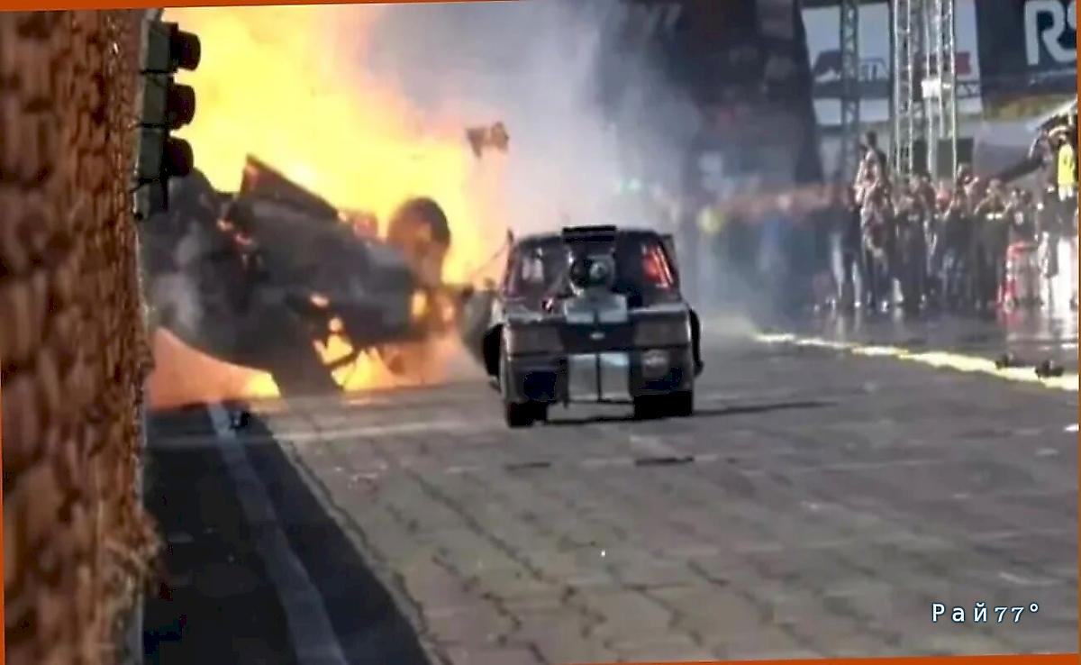 Драгрейсер пережил сокрушительную аварию в Бразилии Драгрейсер пережил сокрушительную аварию в Бразилии