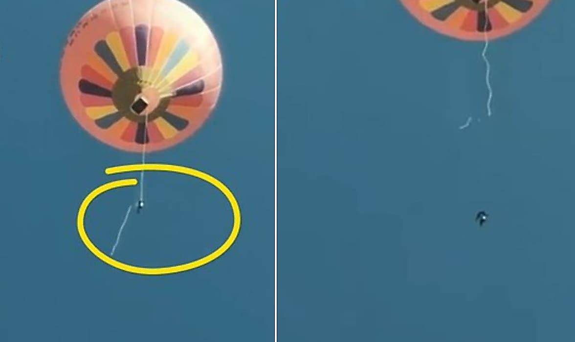 Китайский рабочий не пережил падения с унесшего его воздушного шара
