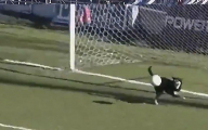 Собака спасла ворота неудачливого вратаря во время футбольного матча в Аргентине (Видео)