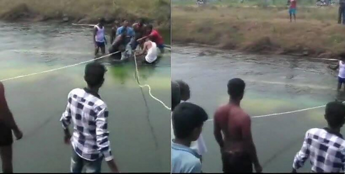 Автобус с 25 школьниками в салоне утонул в Индии