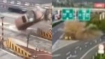 «Соревнование» на самое зрелищное уничтожение автомобиля закончилось вничью в Китае (Видео)