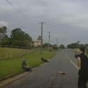 Мотоциклист потерял ногу на автотрассе в Австралии (Видео)