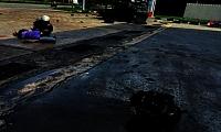 Стремительный полёт легковушки, снесшей столб, попал на видео в Малайзии 4