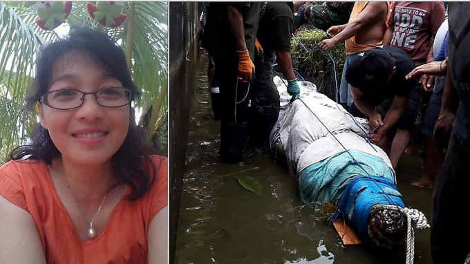 Огромный крокодил сожрал 44-летнюю учительницу в Индонезии ▶