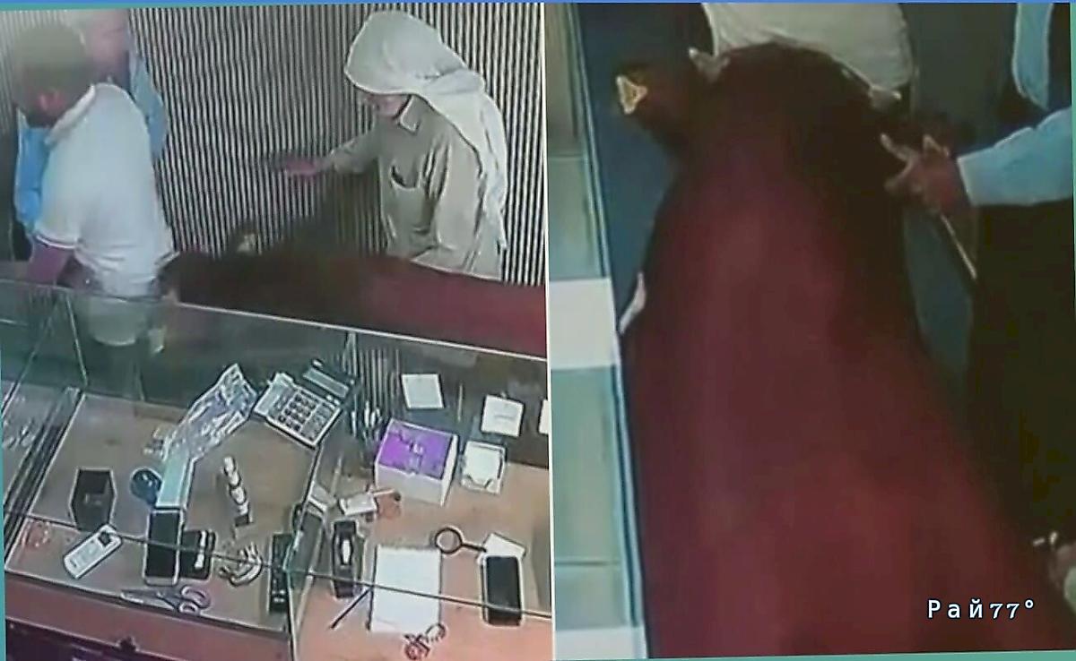 Телёнок сбежал от  хозяина и устроил хаос в ювелирной лавке ▶️