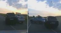 Автомобилист ушёл от полицейских экипажей, таранивших его Ладу под Воронежем (Видео)
