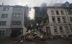 Мощный взрыв уничтожил жилое здание в Германии 0