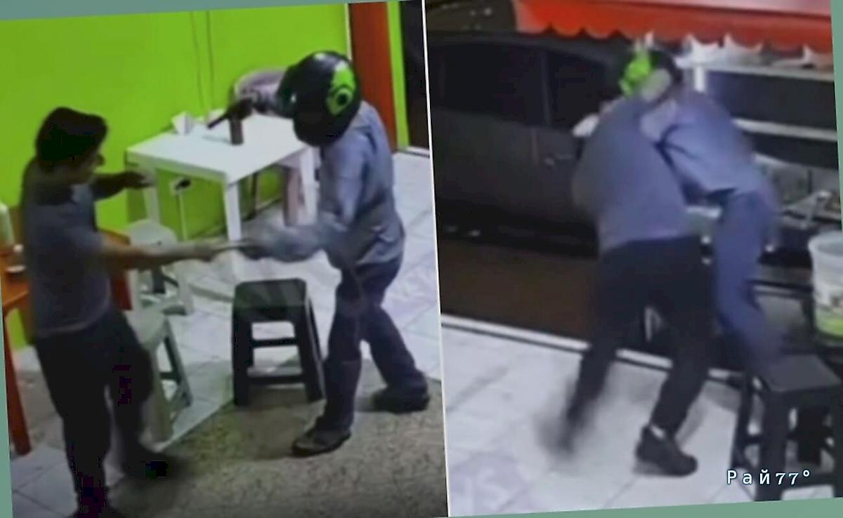 Предприниматель нейтрализовал вооружённого вора, проникшего в его помещение ▶️