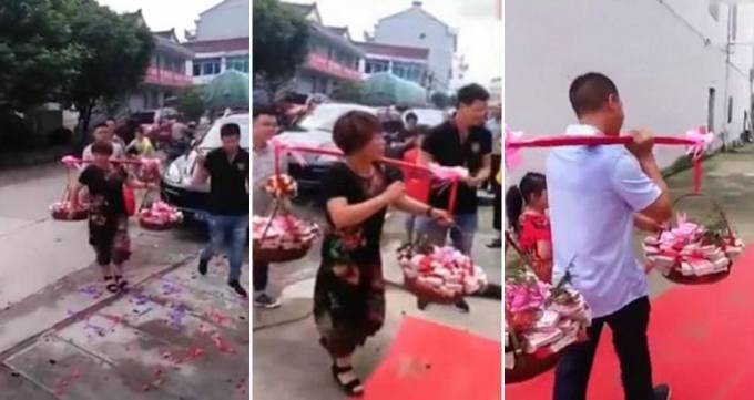 Видео ролик с необычным ритуалом был опубликован на сайте Youku 14 июня и вызвал широкий резонанс среди китайских интернет пользователей.