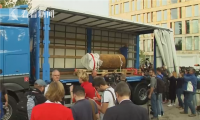 Массовую эвакуацию более 70000 жителей провели во Франкфурте из за бомбы, обнаруженной во время строительства. (Видео) 8