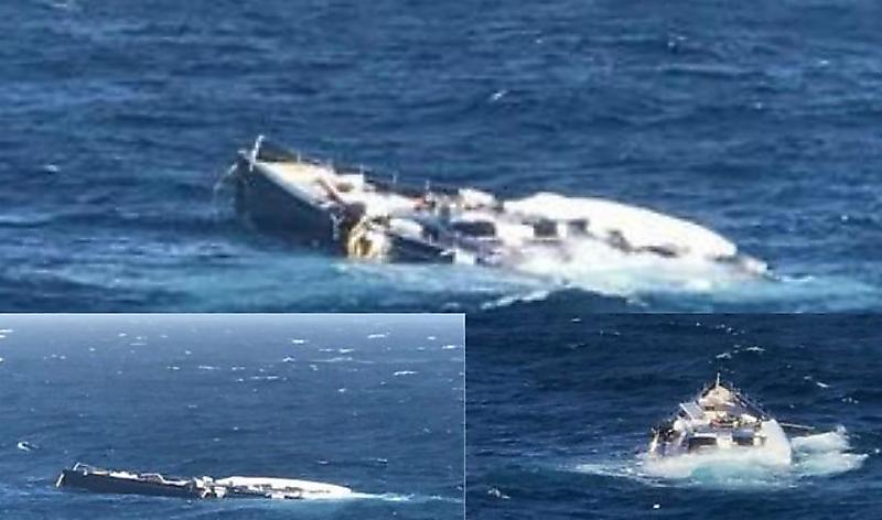 Люксовая яхта стоимостью 38 млн $ упала с грузового судна у берегов Испании