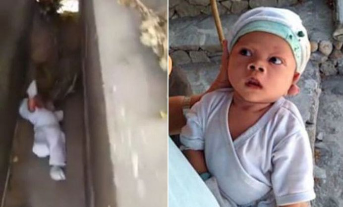 Бессердечная мамаша оставила 2-месячного младенца на филиппинском кладбище