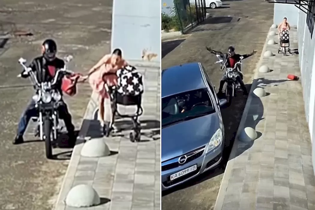 Налётчик отнял сумку у женщины с коляской и сразу же пожалел об этом: видео