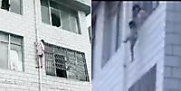 Китаянка спасла сына и бросила его из окна 3-го этажа загоревшейся квартиры